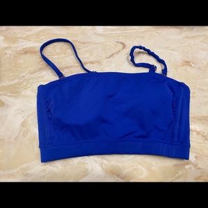 Blue Bikini Top
